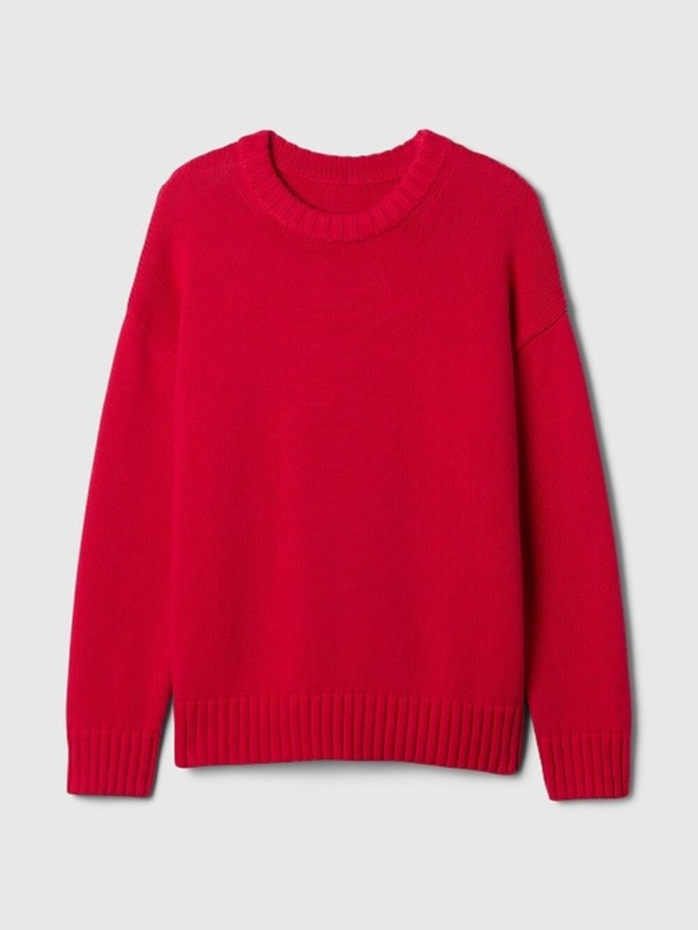 Gap 100% Cotton Oversized Sweater size small Modern Red